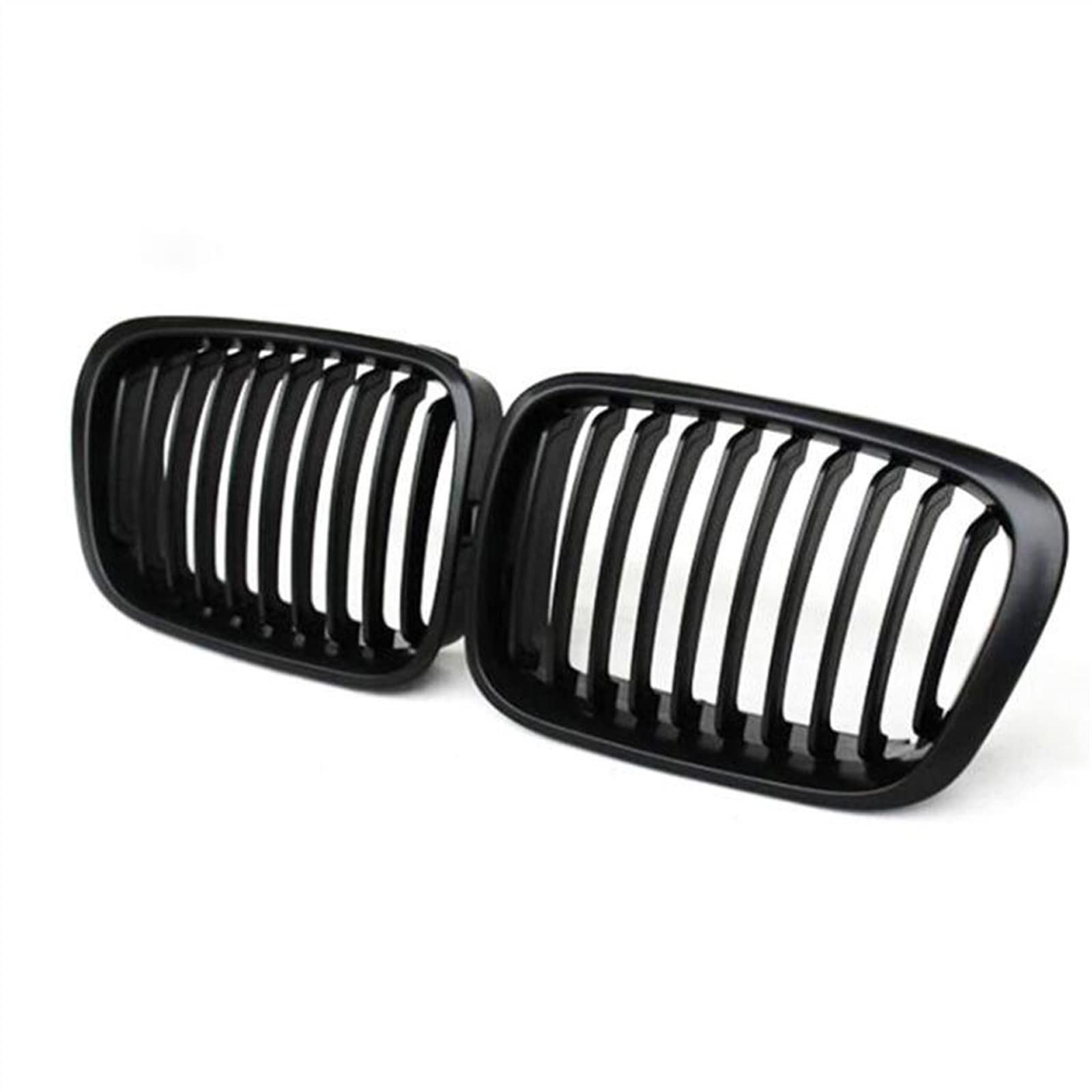 Rejilla tipo riñón para parachoques de BMW E46 4 puertas de 1998 a 2001 8