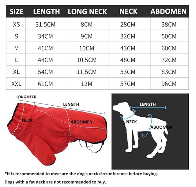 Foto 8 de 8 de GZGLZDQ Abrigo Impermeable para Perros con Patas Chaqueta de Vellón Reflectante para Perros Medianos Grandes…