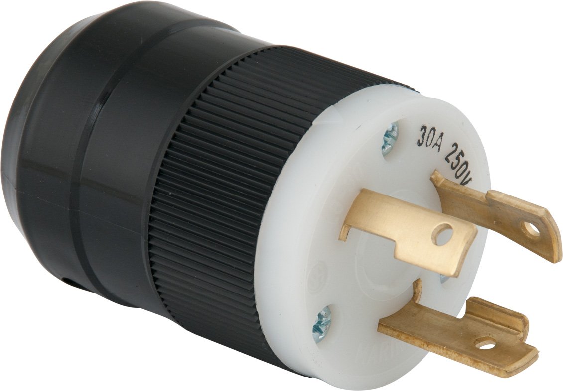 Marinco 306P 30 Amp, 250 Volt, Plug, Locking
