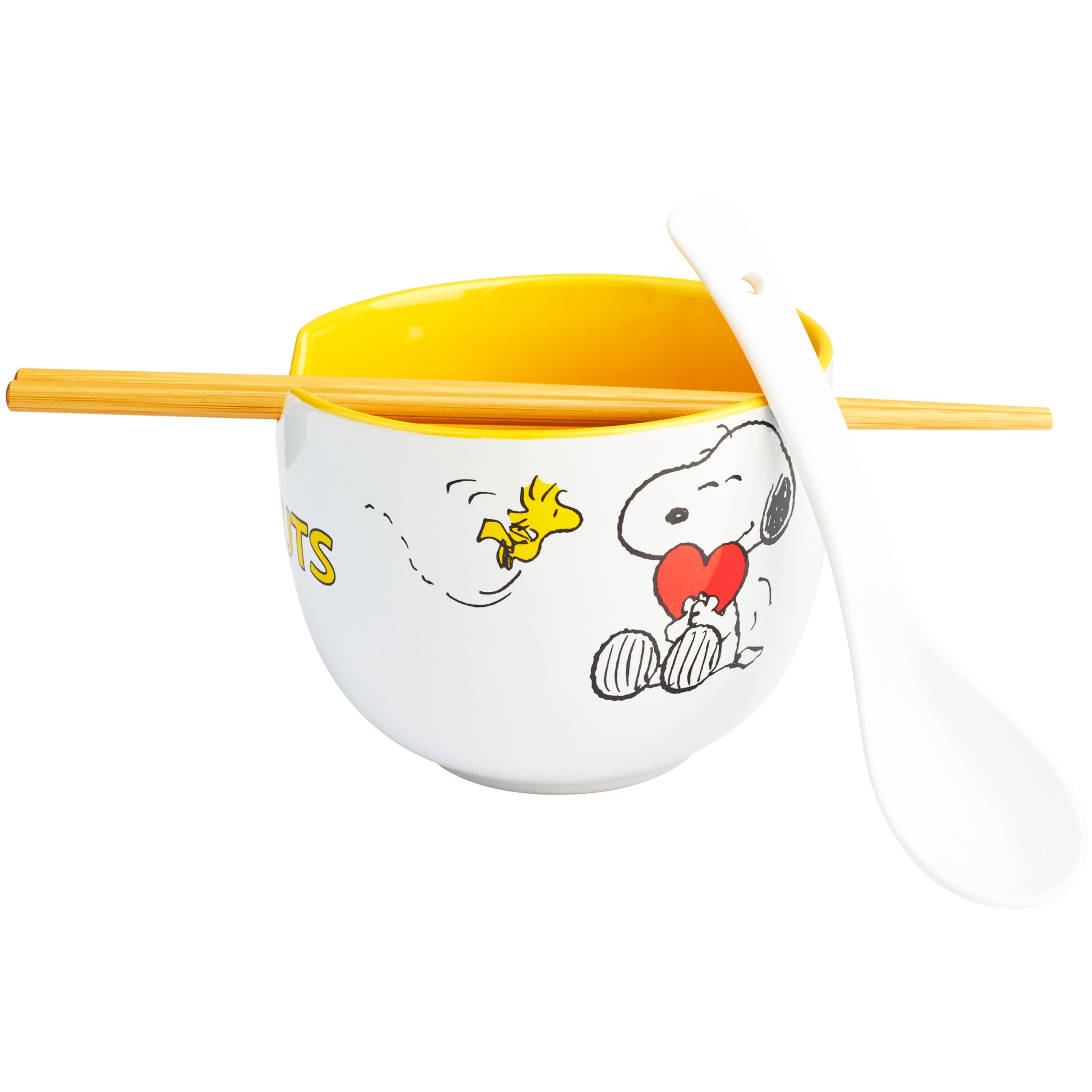 Amazon.com: Get Trend Peanuts Snoopy Ramen Bowl 3 Pc Set with