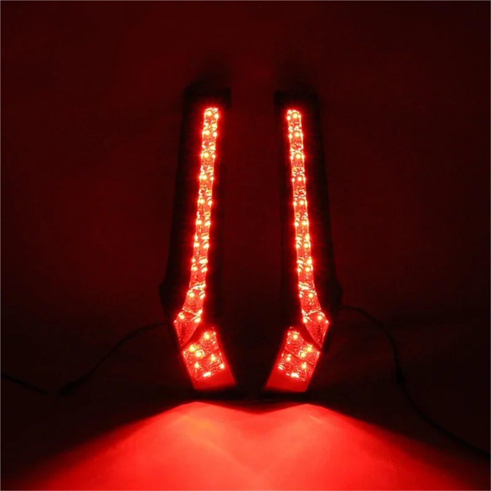Remolque trasero 2 Luces LED Traseras SNCN Para Jazz Para Fit 2014-2019 2020 Luz Parachoques Trasera Luz Freno Bombilla Decorativa Para Coche Lámpara Trasera