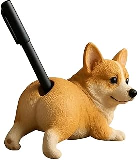 12 Colorful Office Ideas for Energetic Inspiring Decor 24 Pen Holder Puppy Butt Pen Holder Silly Smile Dog Pen Stand Practical Des...