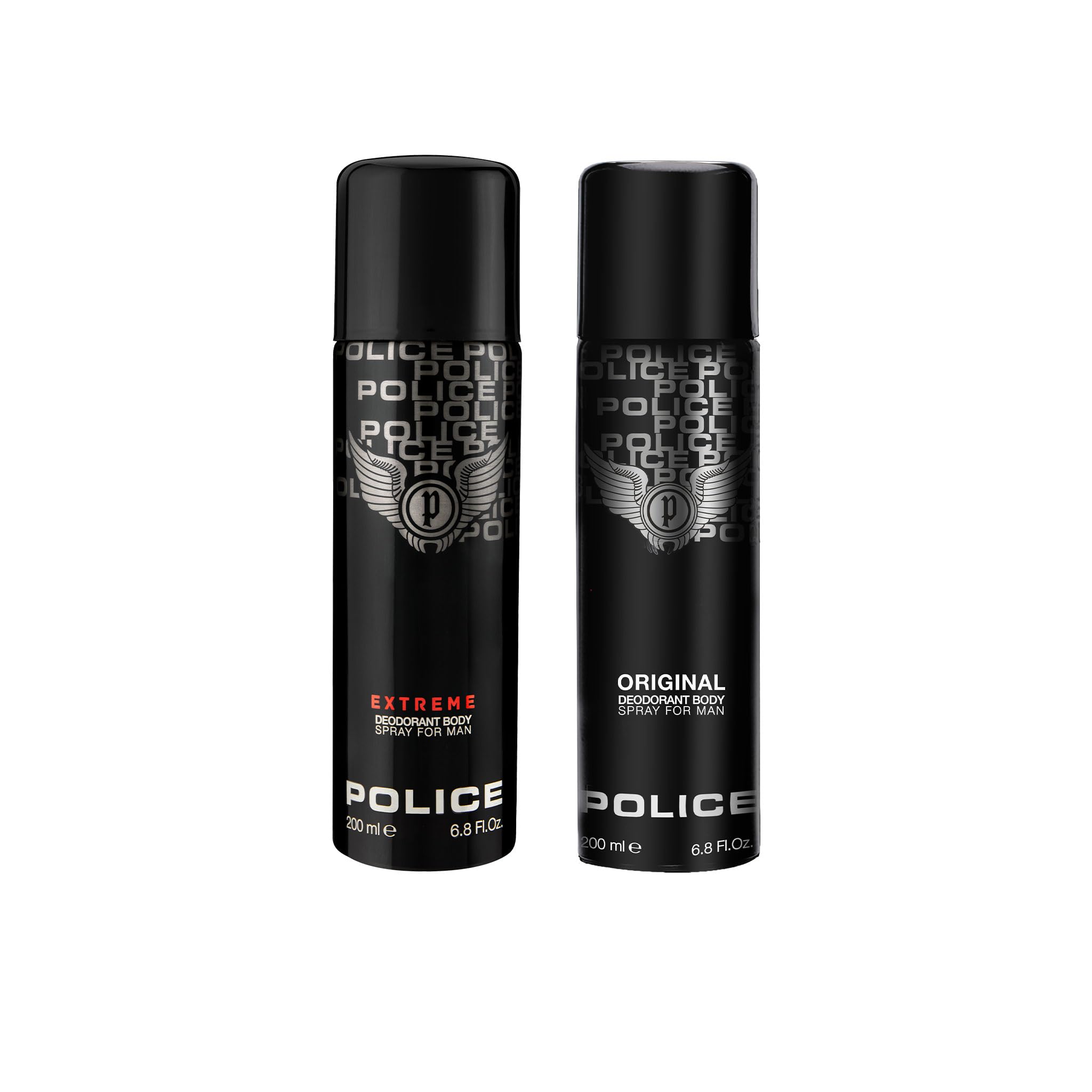 Police Extreme Deodorant Spray 200ml + Original Deodorant Spray 200ml (Pack of 2)-image-19