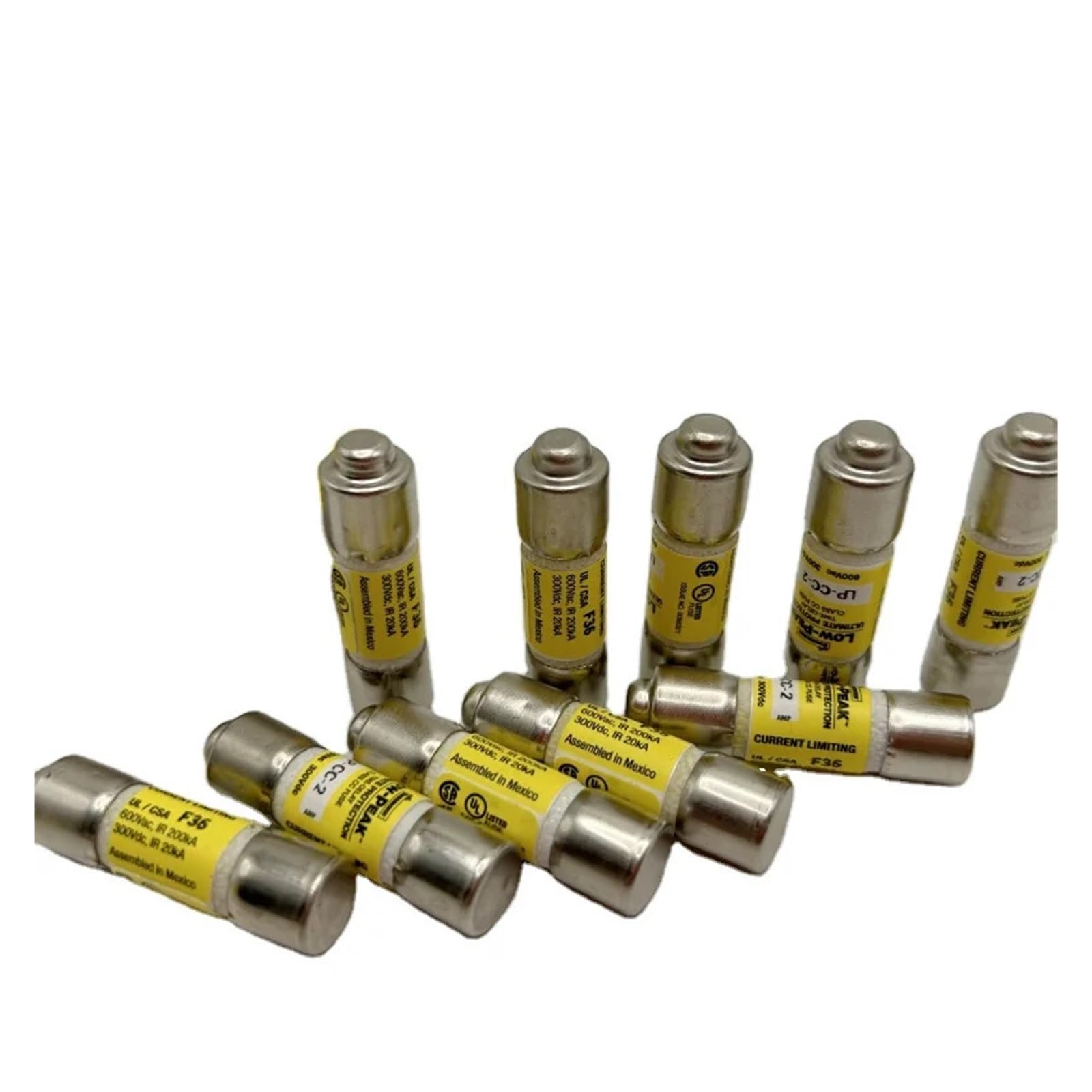 KSZHZYMGX 1pcs 600V Industrial Control Equipment Time Delay Fuse Ceramic Fuse LP-CC-2