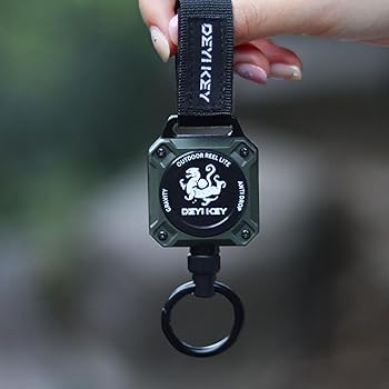 Amazon.co.jp: Shenrongtong キーリール スチールコード付き