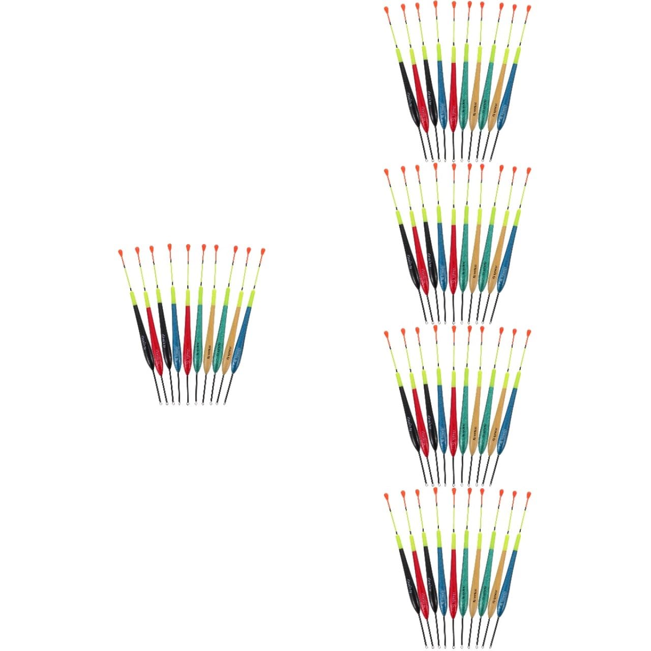 Sosoport flotter Plus Chance Float Linnea Filetage Slip Bobbers pour la pêche bouée Tube de pêche flotteurs de Crabe flotteurs de Glissement équipement de pêche Sapin à balais
