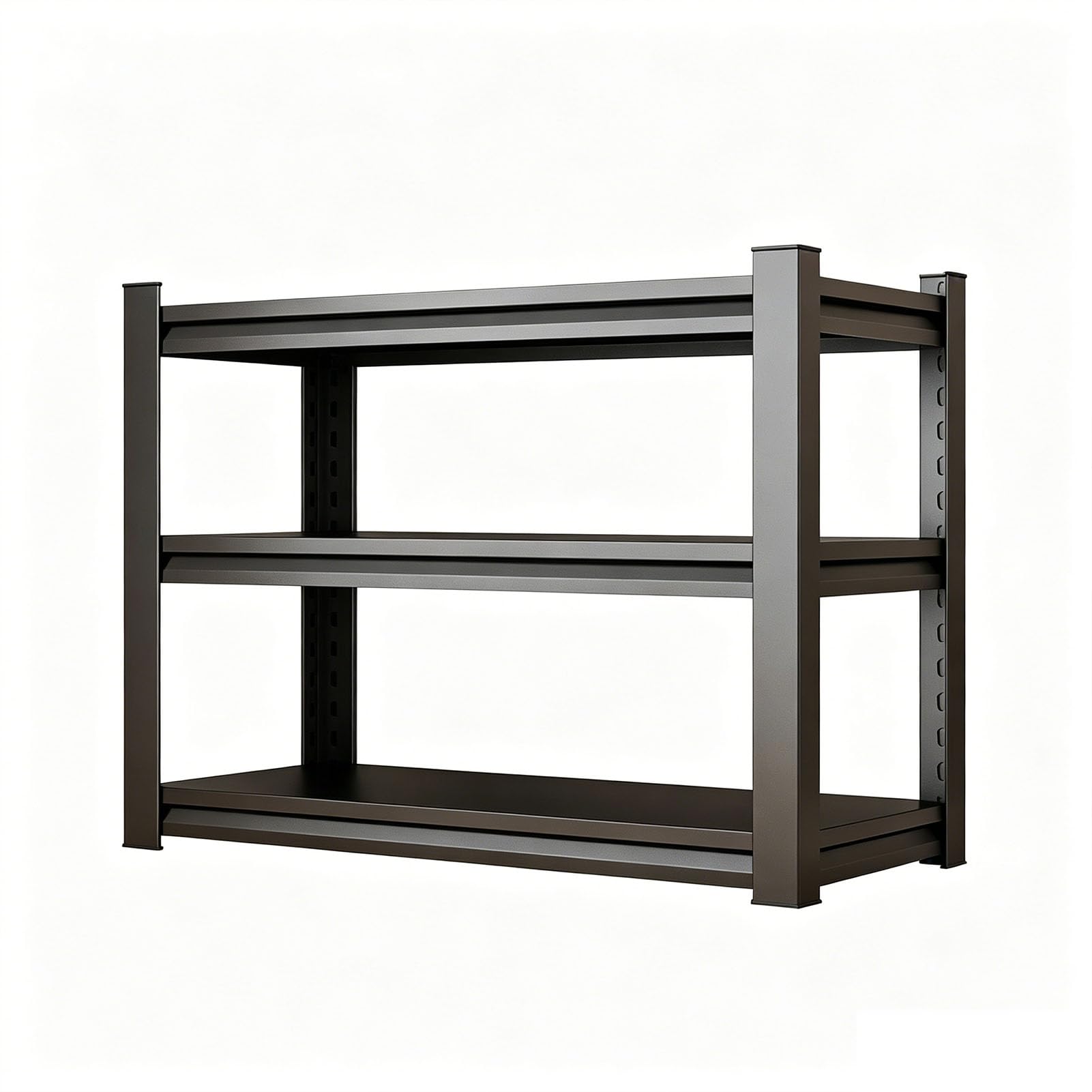 TBATM Adjustable Storage Shelving Unit, Heavy Duty Organizer Rack, Easy Assembly Utility Storage for Garage, Pantry, Basement, Workshop,3 Tier W59.06×D19.69×H31.50