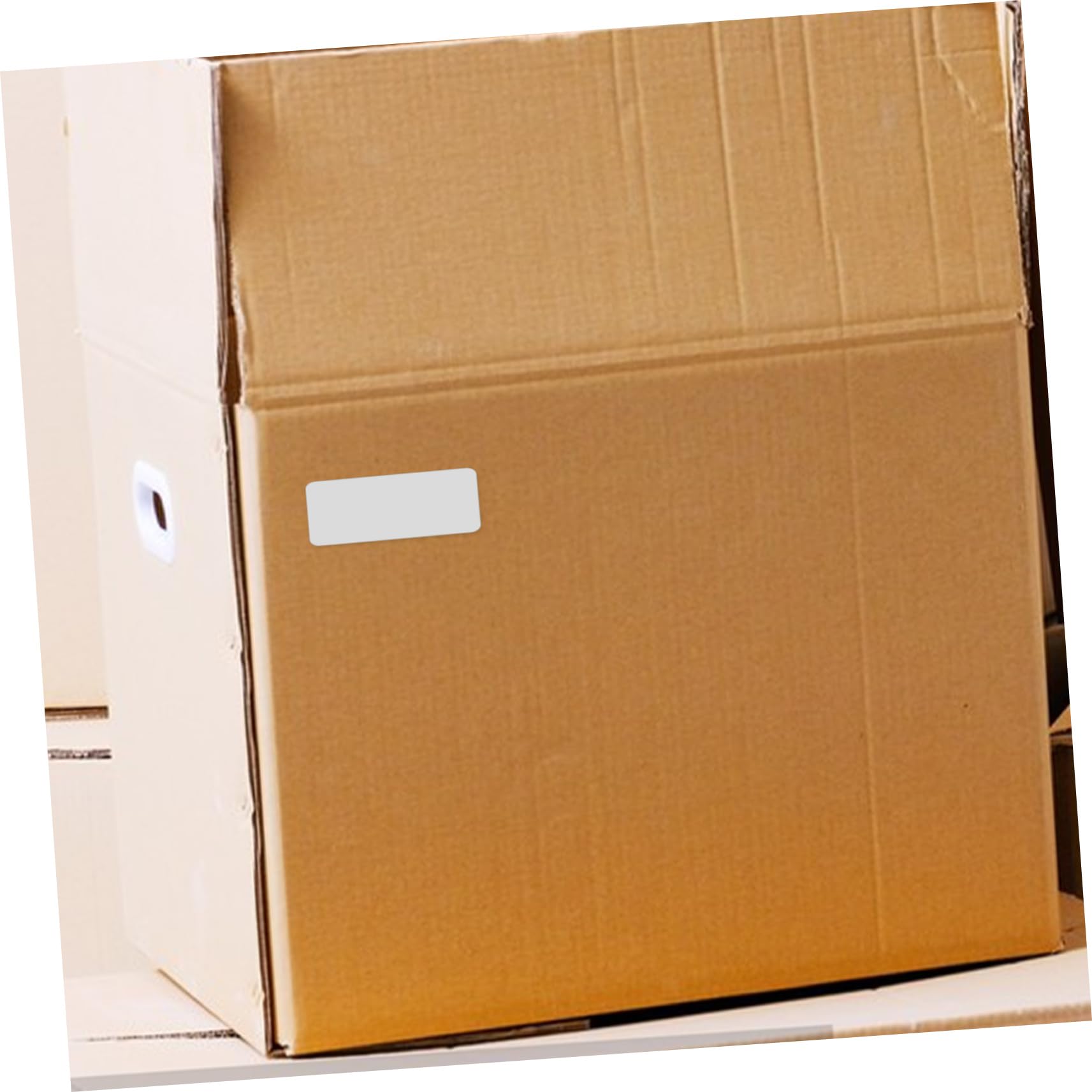 Uonlytech 100pezzi Etichette Bianche Vuote per Indirizzo Stampabile Adesivo per Spedizione Buste e Ufficio Carta per Stampanti