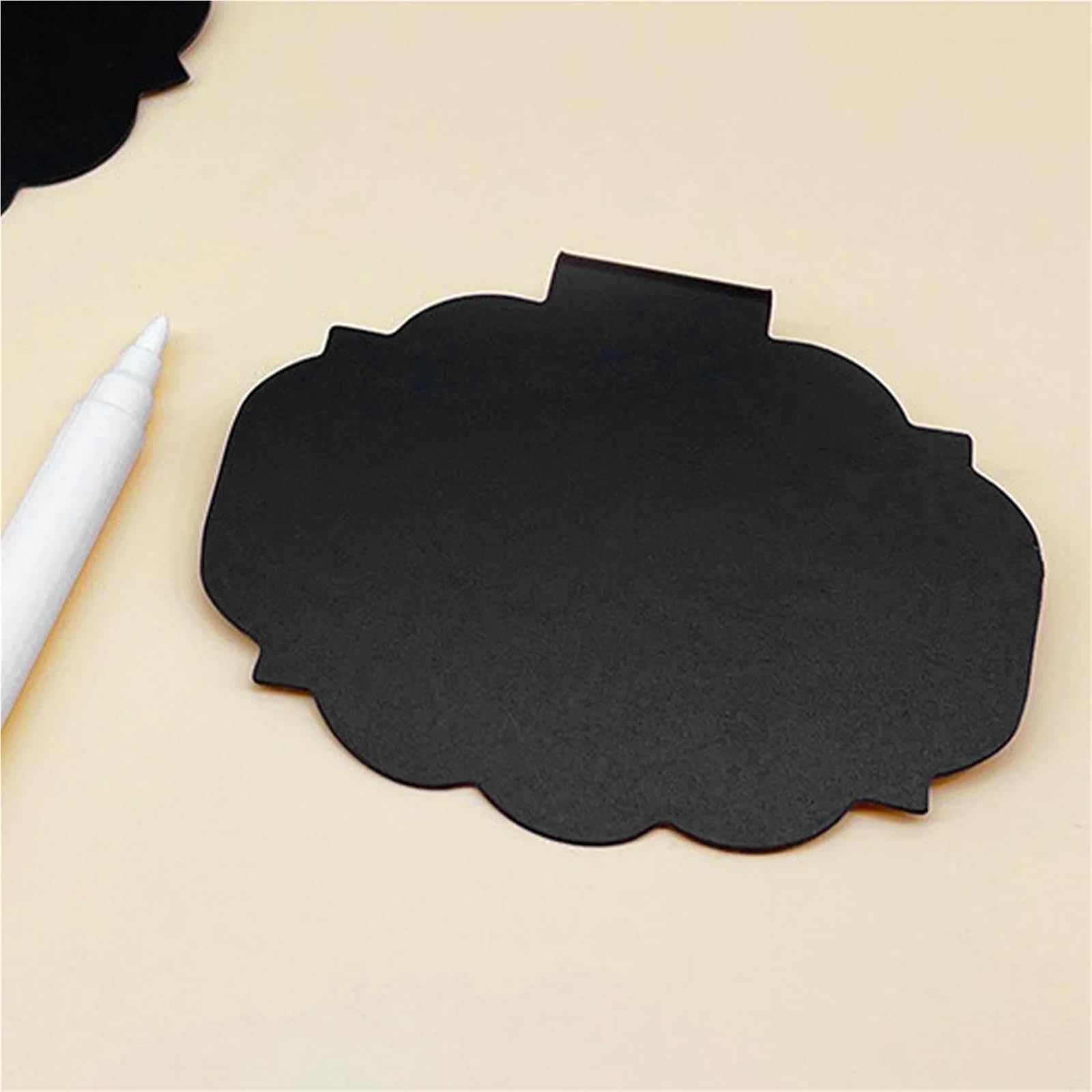 Lot de 50 mini étiquettes pour paniers de rangement en plastique réutilisables
