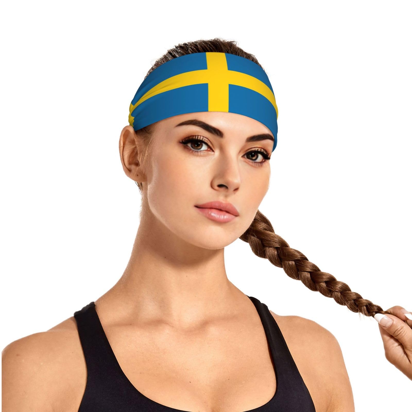 Fascia Con Bandiera Della Svezia, Bandana, Sciarpa Al Collo - Foto 4