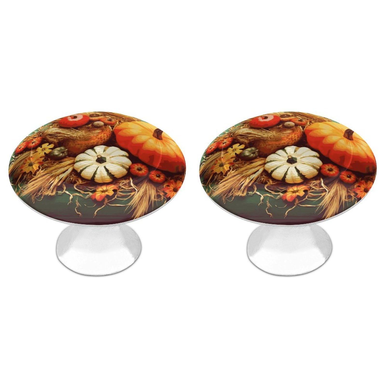 Btcowzrv Style Happy Thanksgiving 2 Pack Cabinet Knobs Drawer Pulls