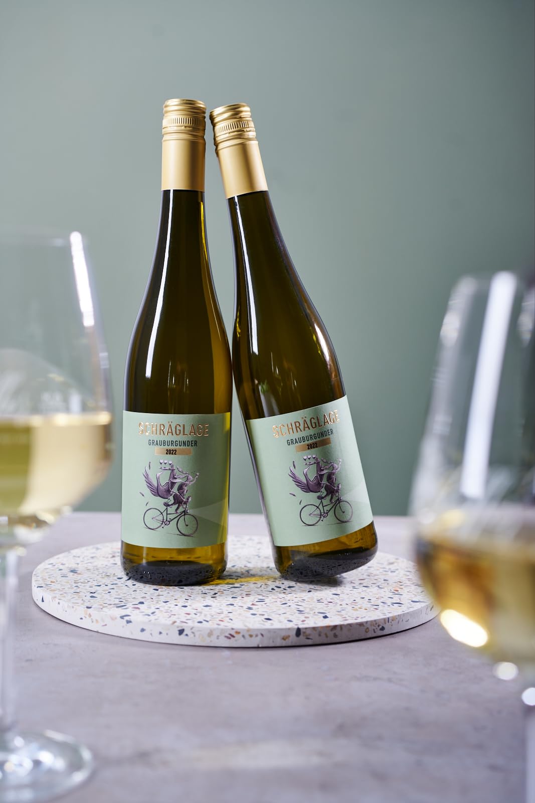 Schräglage Grauburgunder QbA trocken Weißwein Rheinhessen trocken (6 x 0.75l)