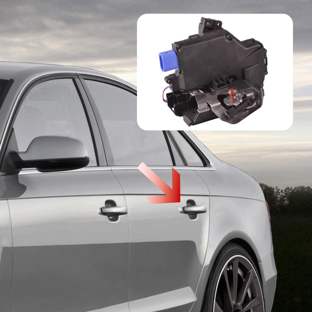 Attuatore di ricambio per serratura portiera auto Kacepar compatibile con Audi A4 S4 Quattro 2002-2005 B6 8E0839015C posteriore sinistro