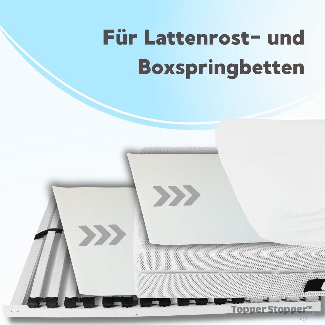 140 x 200 cm Matratzen Antirutschmatte für Topper Befestigung Matratze Anti Rutsch Matratzenunterlage Antirutschmatte für Bett Matratzenhalter Boxspringbett Antirutsch Matratzenschoner