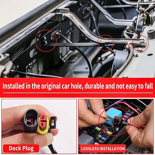 Miniatura 5 de Luz LED Central Rejilla Liquidación Lámpara Ancho Lámpara Para Toyota Land Cruiser Prado 150 LC150 2023-2014 2015 2016 2017 Modificación Accesorios