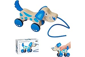 Cute Pull Along Dog Toy