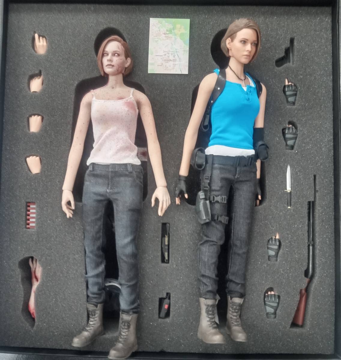 BIOHAZARD ジル・バレンタイン風 シームレスフィギュア Amazon.co.jp | 1/6 ジル・バレンタイン アクションフィギュアDX版