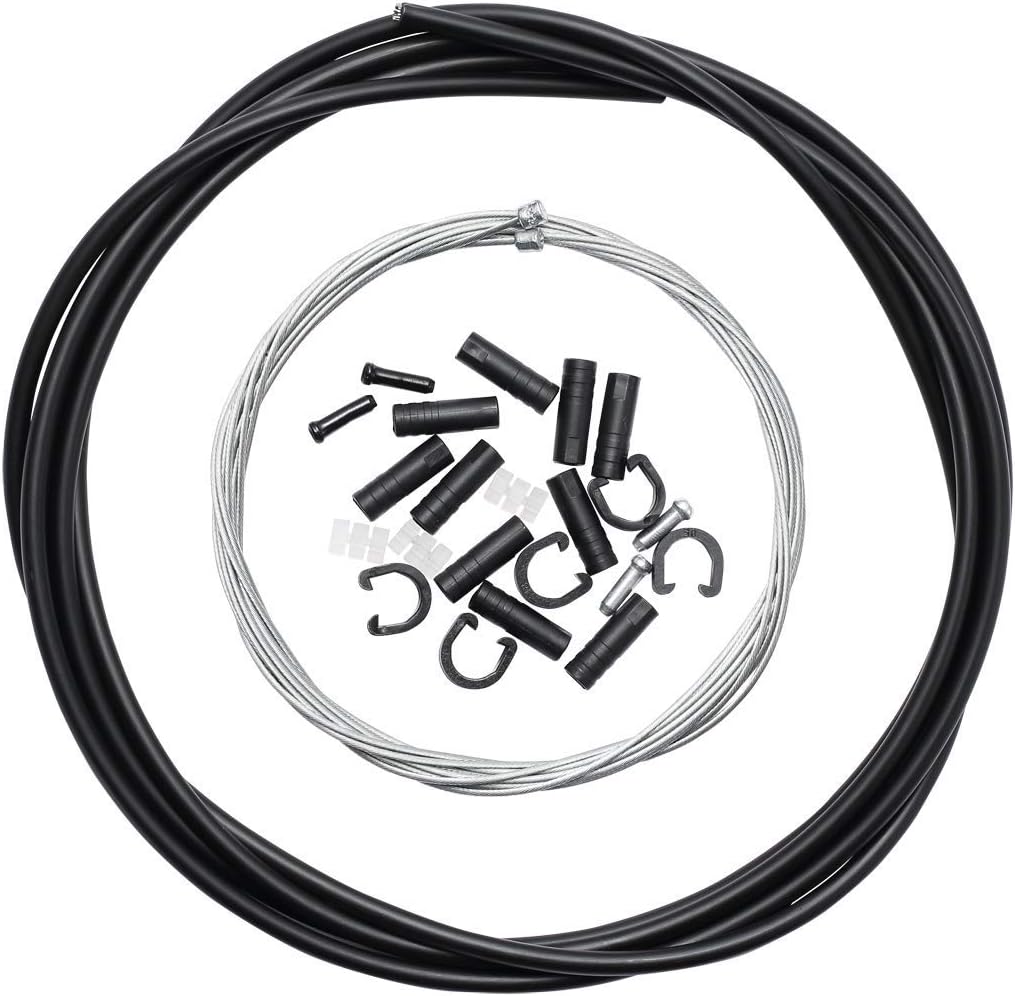 Bike Shifter Cable，Bicycle Shift Cable housing Set Derailleur Cable Hose Kit for Shimano Sram Mountain MTB Road Bike