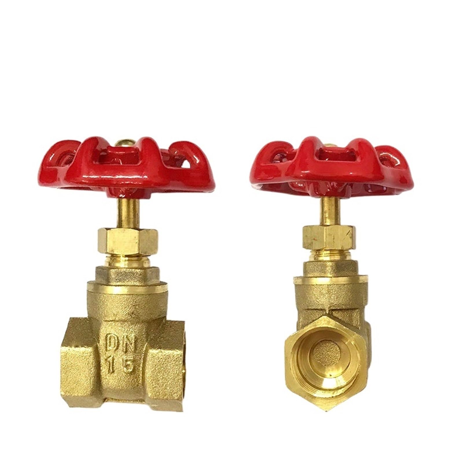 Válvula de control 1/2 "3/4" 1 "2" 3 "4" válvula de compuerta de latón válvula de conmutación válvula de agua válvula de de rosca interna para un control preciso(4")
