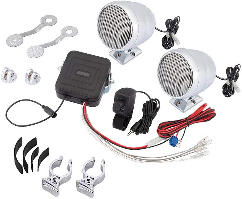 Parlantes Show Chrome para Moto 40W Resistente al Agua