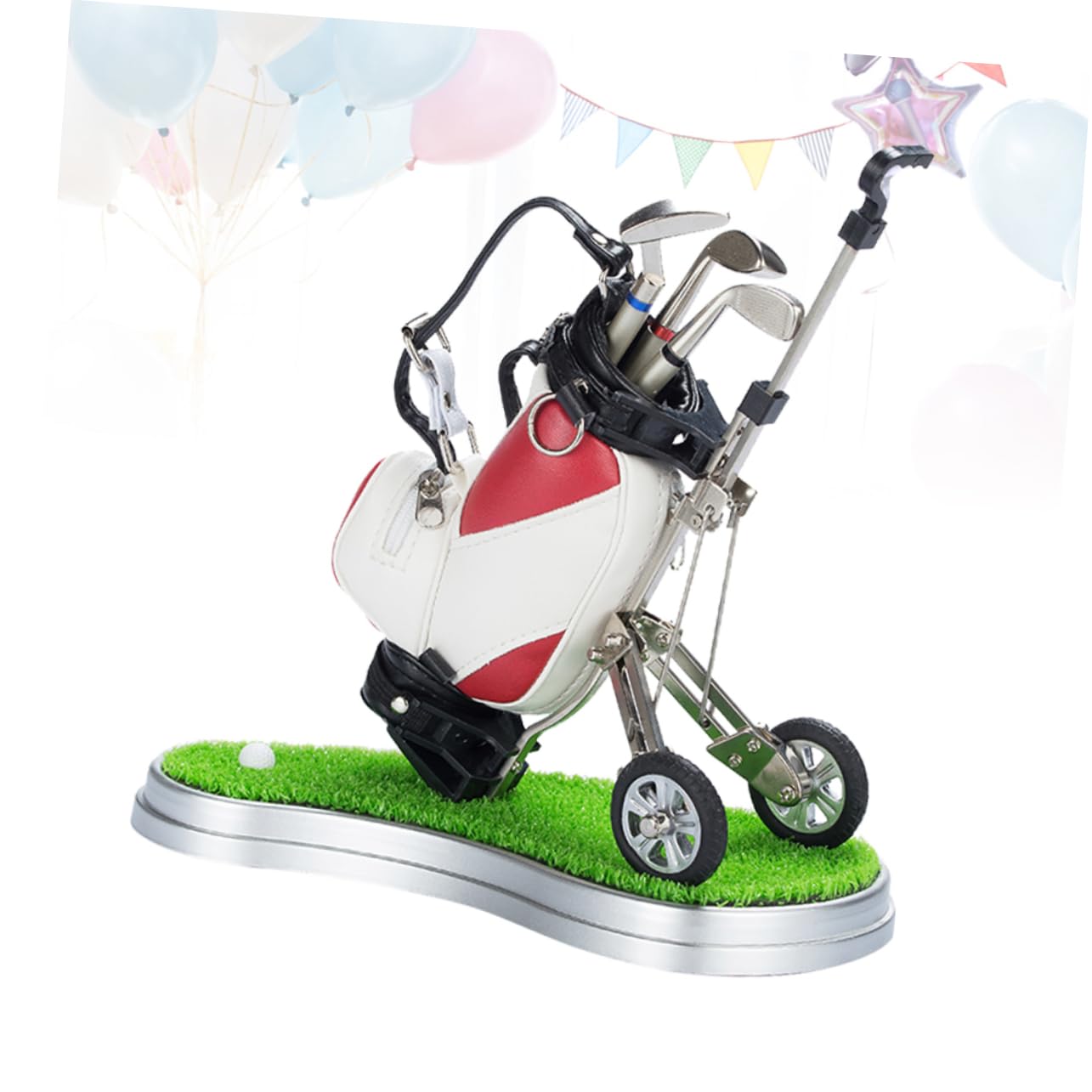 SHINEOFI 2 Pz Penne Penna Portamatite Da Scrivania Per L'uomo Portamatite Per Appassionati Di Sport Arredamento Desktop Da Golf Regali Da Scrivania Per Uomo Dell'ufficio