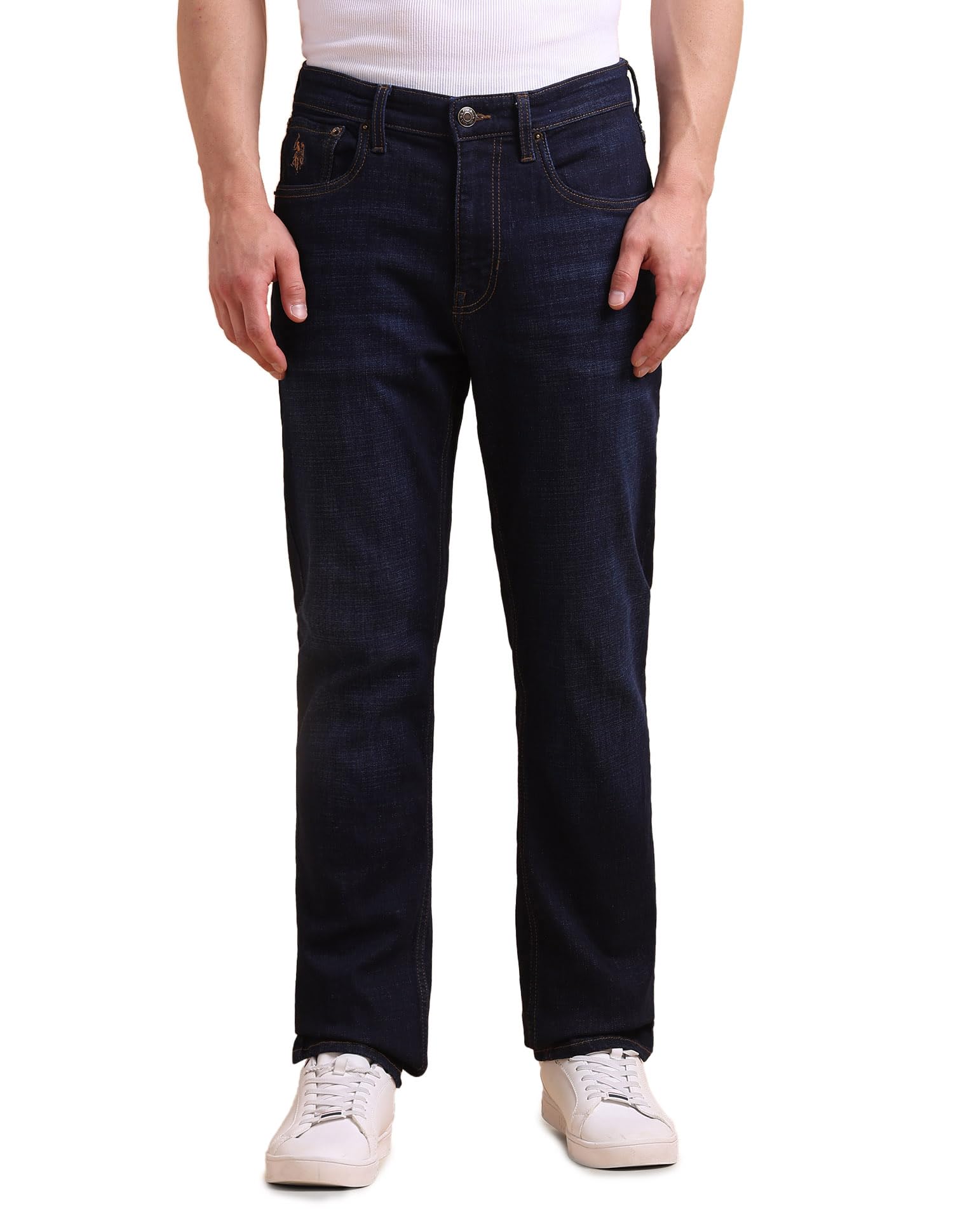 u.s. polo assn. Denim Co. Men's Harold Slim Straight Fit Blue Jeans-picture-25