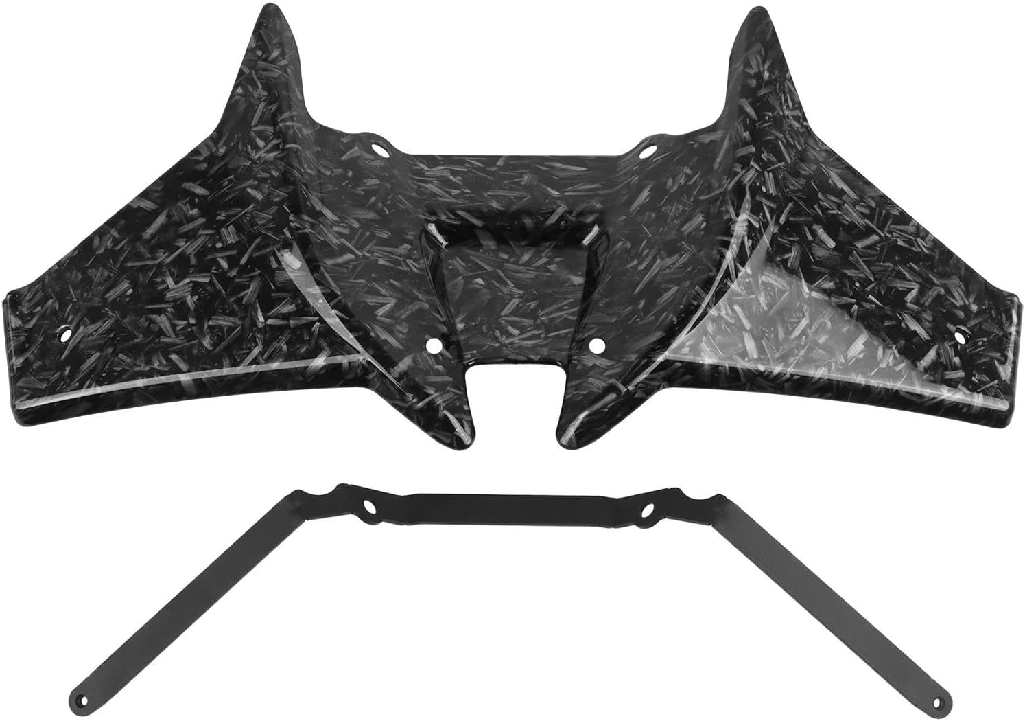 Motorfiets Naakte Voorspoiler Onderdelen Winglet Aerodynamische Wing Kit Spoiler Voor Kawasaki Z900 2020-2022 2023(Style 2 Motorfiets Naakte Voorspoiler Onderdelen Winglet Aerodynamische Wing Kit Spoiler Voor Kawasaki Z900 2020-2022 2023(Style 2