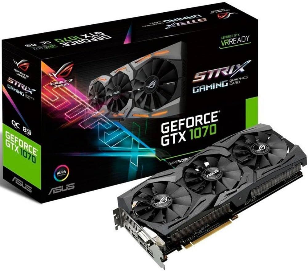 ASUS NVIDIA GeForce GTX1070 8GB動作確認済現状販売 ASUS NVIDIA GeForce GTX1070 8GB動作確認済現状販売