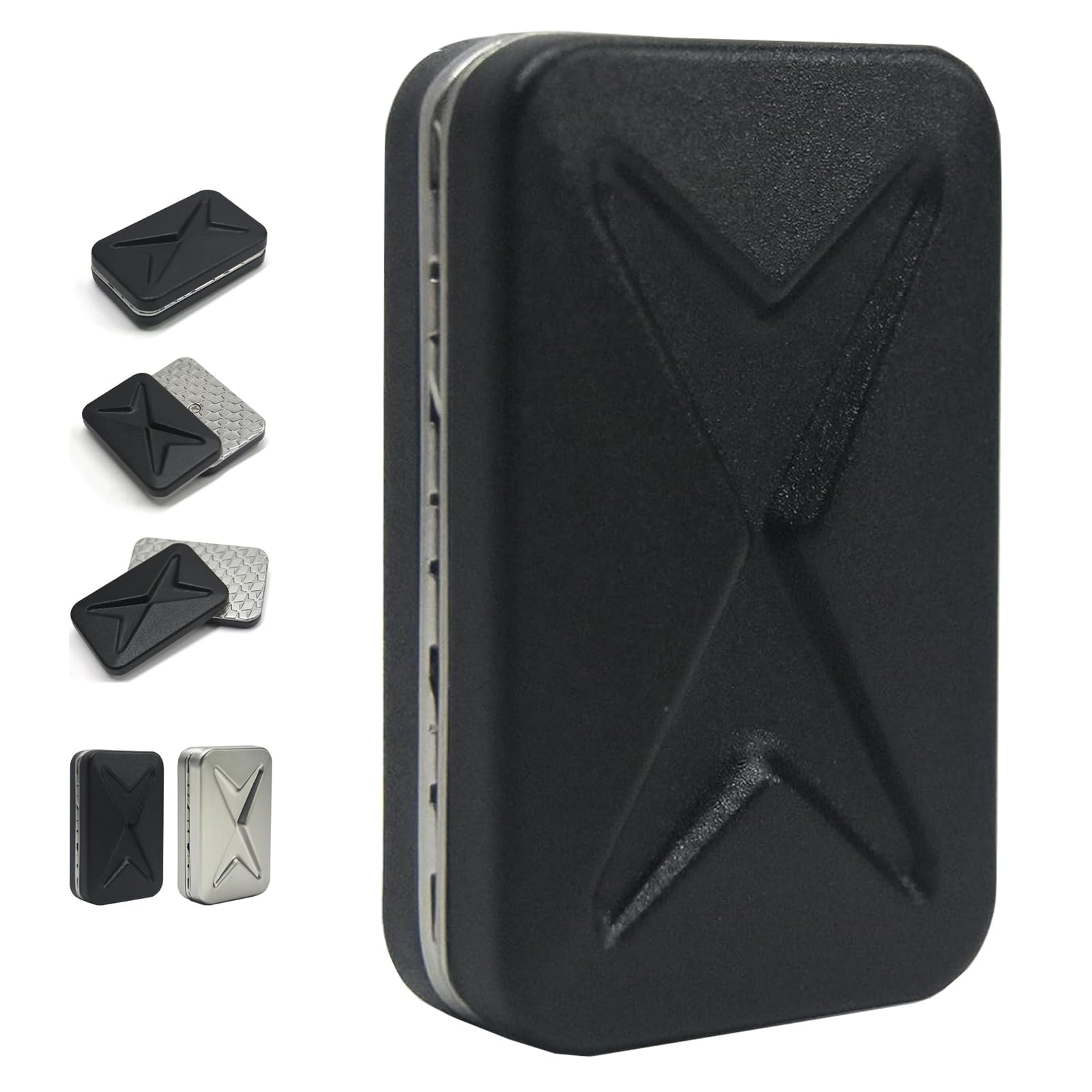 Magnetic Fidget Slider Lightning Infinite EDC Fidget Toy for Adult, Black X