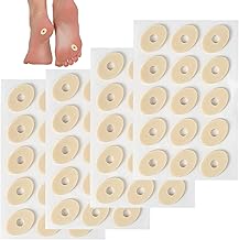 60PCS Corn Cushions Oval Soft Latex Sponge Corn Plasters for Toes Anti Friction Corn Pads Self Adhesive Callus Cushions Toe and Foot Protectors Reduce Foot and Heel Pain