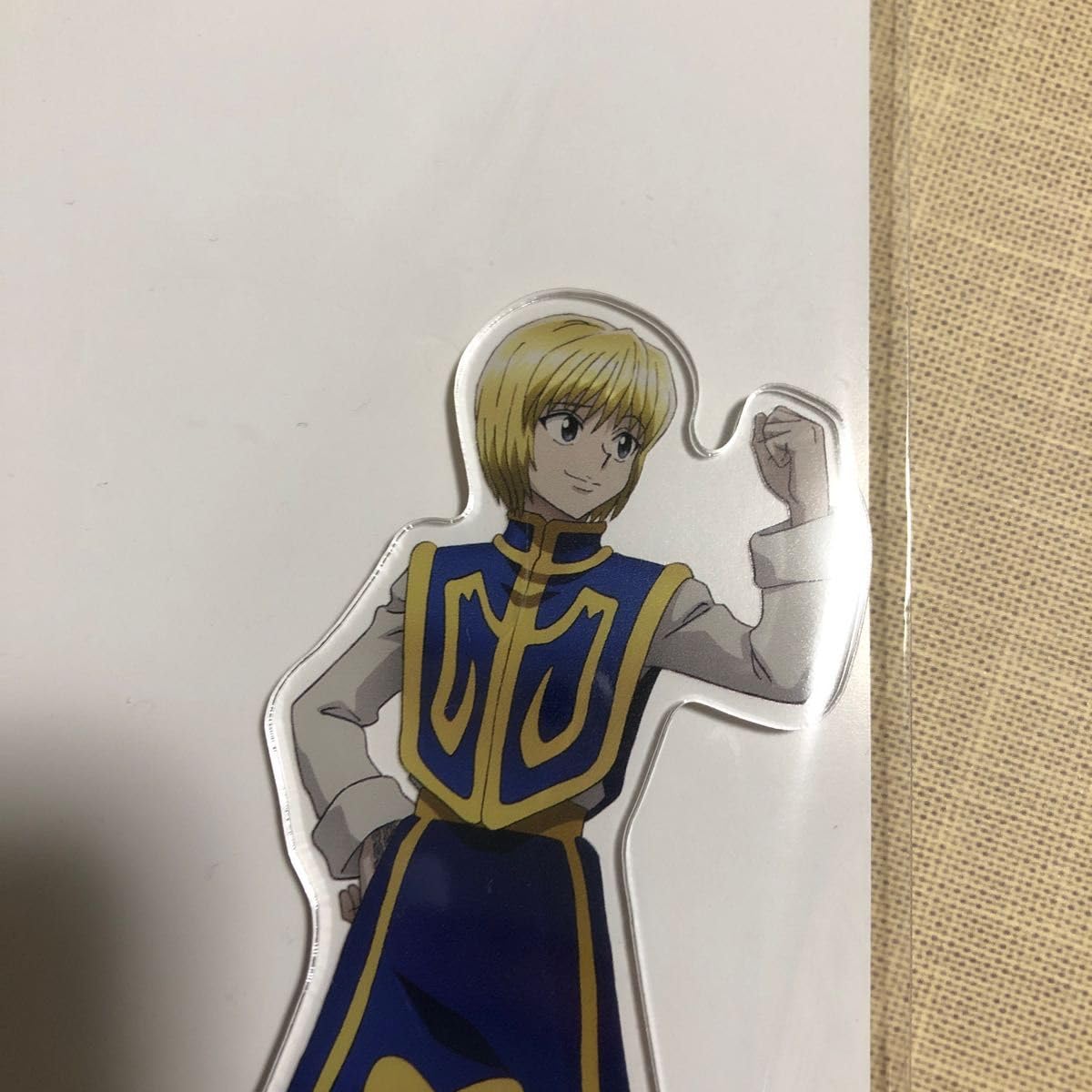 ハンターハンター クラピカ BIGアクリルスタンド アニメイトカフェ 試験編