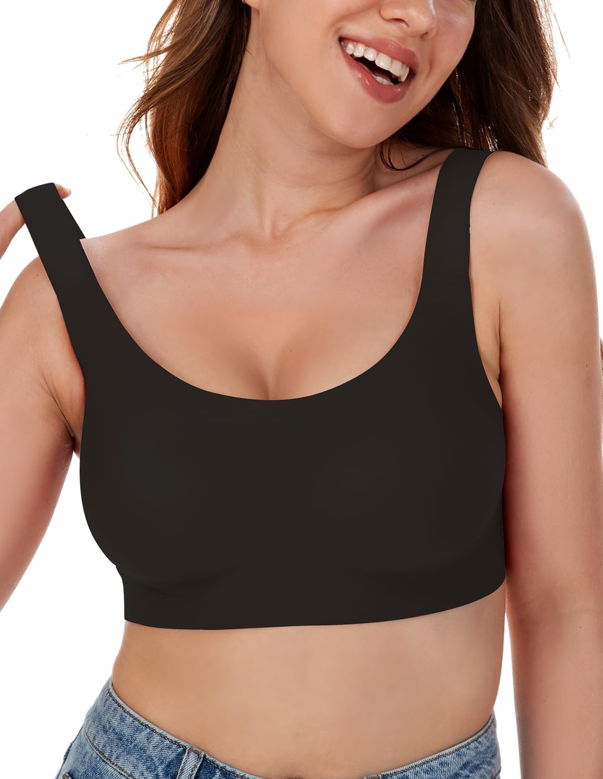 Ultimate Comfort Bra for Women,Bras for Women No Underwire,Silky Smooth Bralettes T-Shirt Bra with Support and Lift