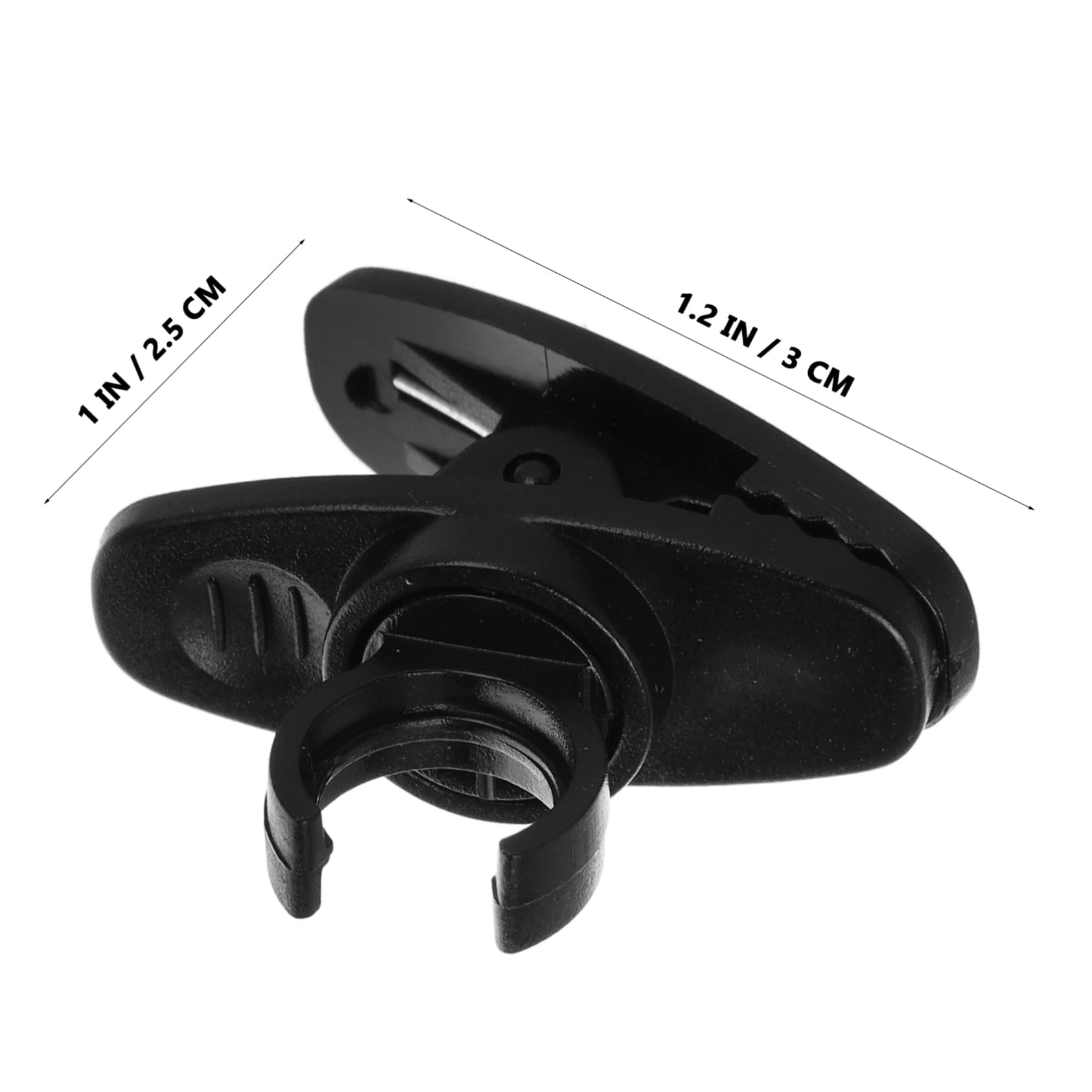 Milisten 10Pcs Lapel Mic Holder Clips Swivel Tie Clips for Microphones Shirt Mic Clips for Video Recording Vlogging and Interviews Professional Finish