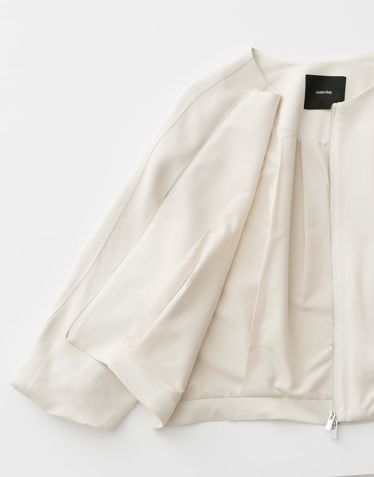 someday Damen Jacke | Leichter Blouson aus fließendem Viskose Crepe