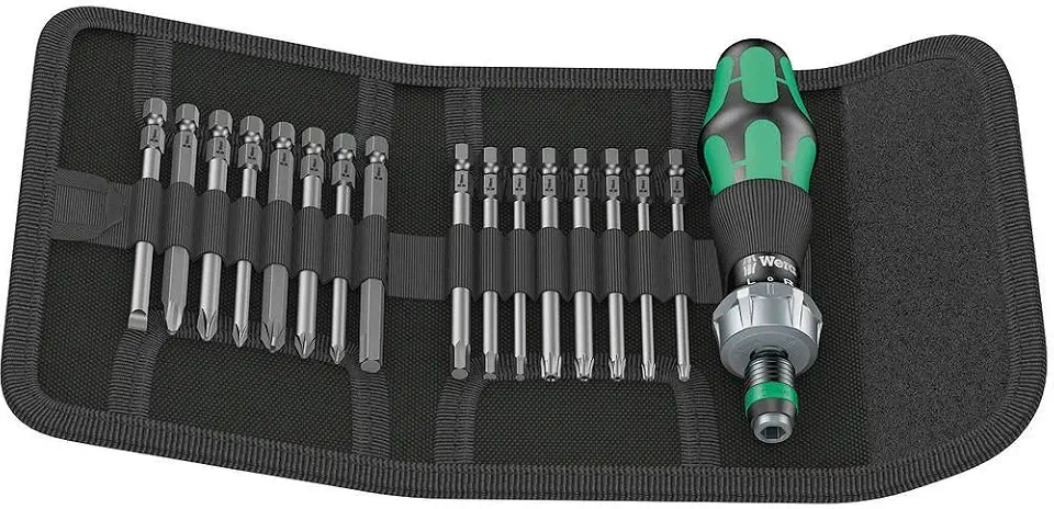 WERA Kraftform Kompakt 60 RA, 17 pieces