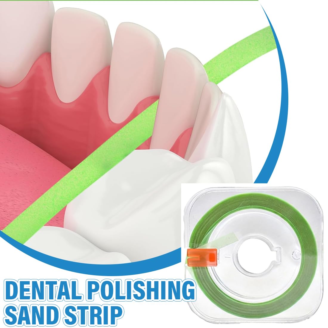 Papel De Lija Dental 3 Volúmenes, Tiras De Pulido Intersticial, Para Blanqueamiento Dental