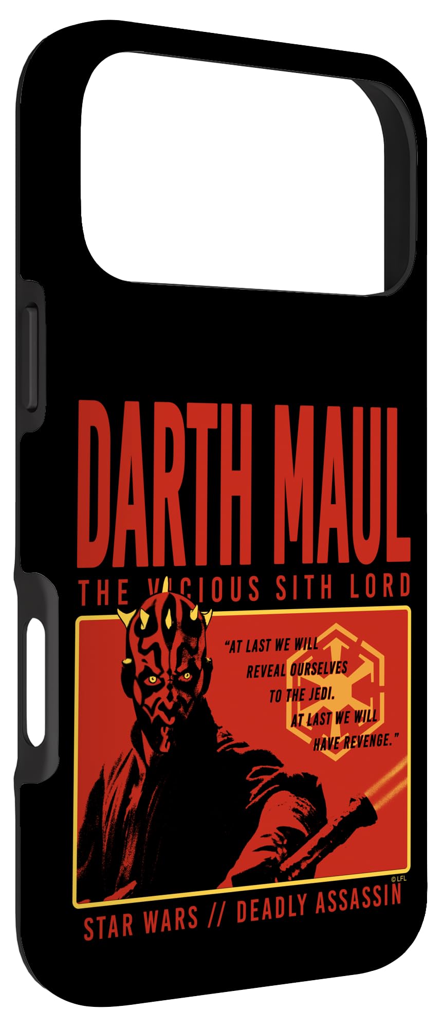 Amazon.com: Star Wars Darth Maul The Vicious Sith Lord Case for