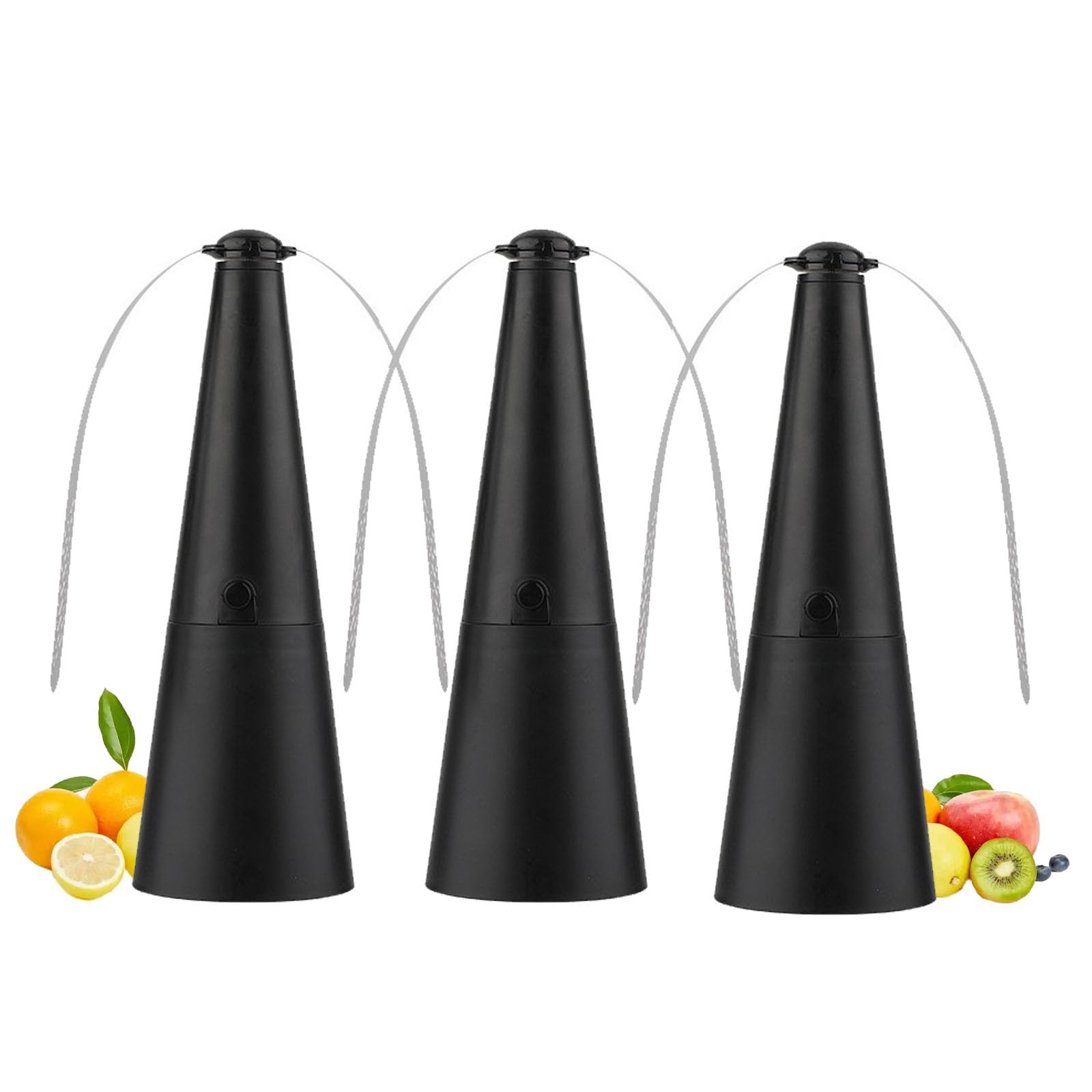 Anti-Fly Fan for Tables, USB Rechargeable Anti-Insect Fan, Fly Repellent Fan with Reflective Blades, Silent Portable Table Fan for Outdoor Indoor, Table Fly Hunting Fan for BBQ Picnic(3sets)