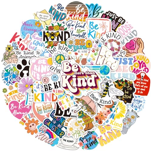 50pcs Kindness Stickers for Kids Teens Adults, Motivational Be Kind...