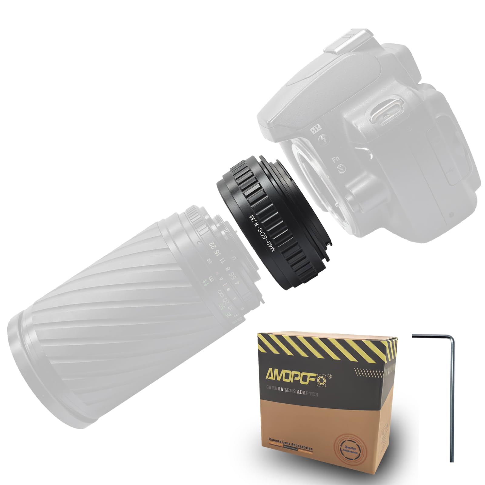 adapter montaggio m42 ef montacannoni 42x1mm