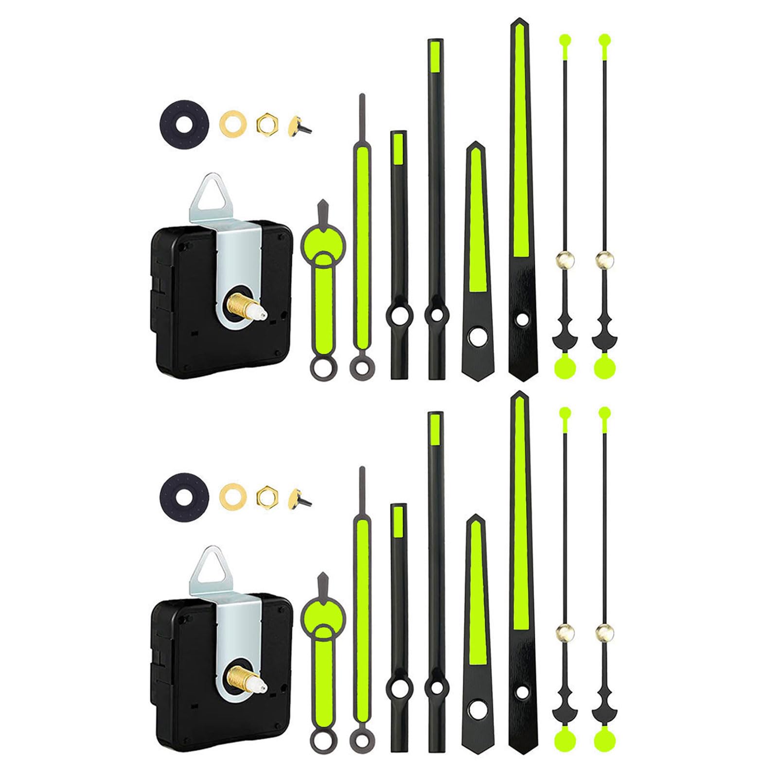 Tsophreniq Clock Movement Mechanism Battery Operated Repair Kits with Hands Replacement Parts Battery Operated Movement Kits Repair Hands Replacement
