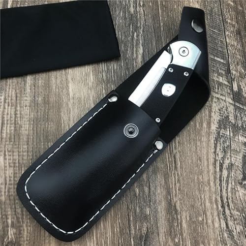 Xbosai X0-6901234572124-00001 3'' 440C Clip Point Blade Black G10 Handles Speed Safe Folder Opening Folding Pocket Knife thumb #4