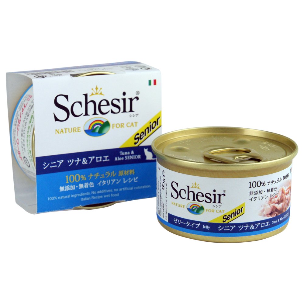 Schesir 51% Tuna with Aloe Senior Wet Cat Food - 85 g (B01CI2NC52) Amazon Price History, Amazon Price Tracker
