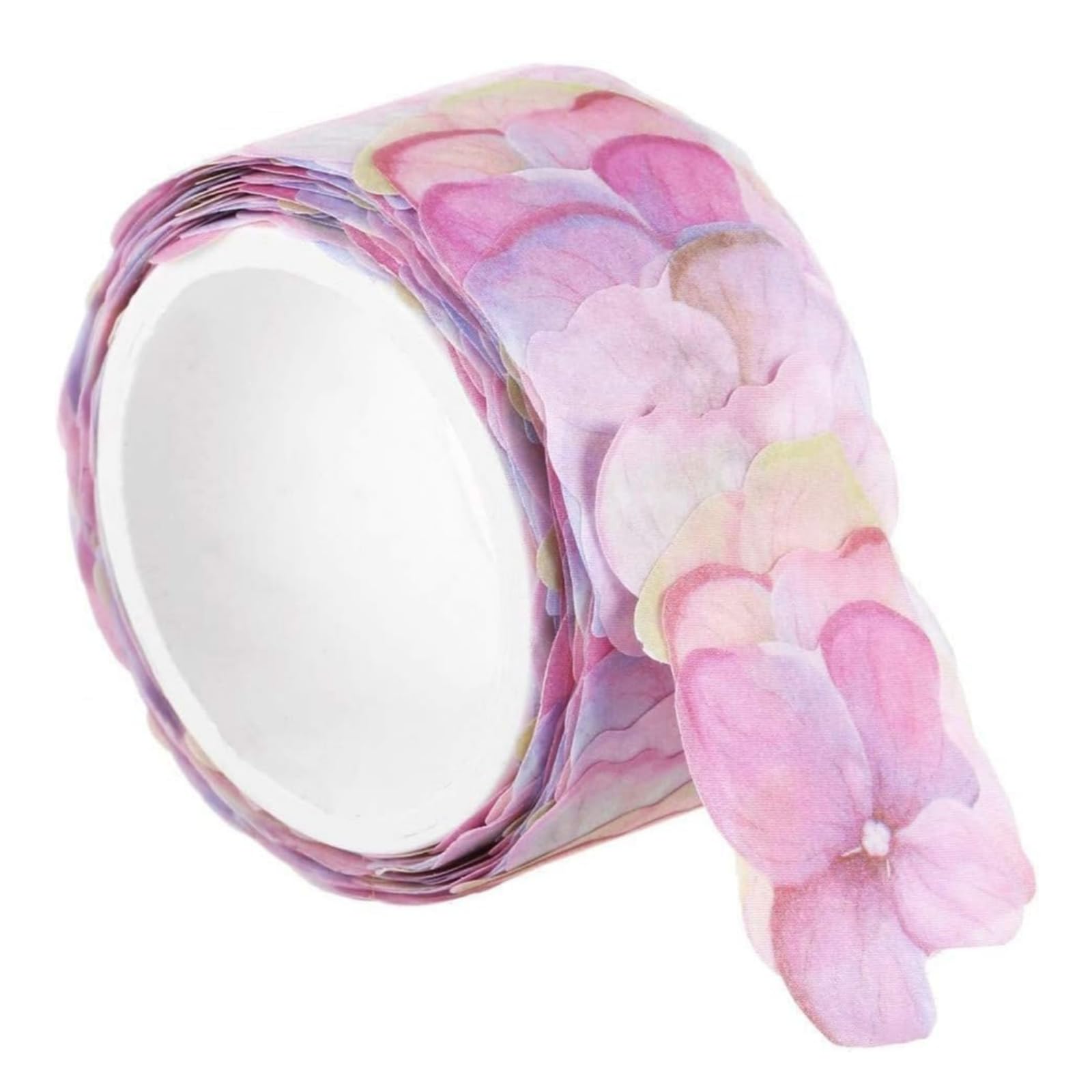 Colorful Floral Petal Washi Tape Set – Decorative Masking Tape for Scrapbooking, Journals, DIY Crafts, and School Office Supplies, Cute Flower