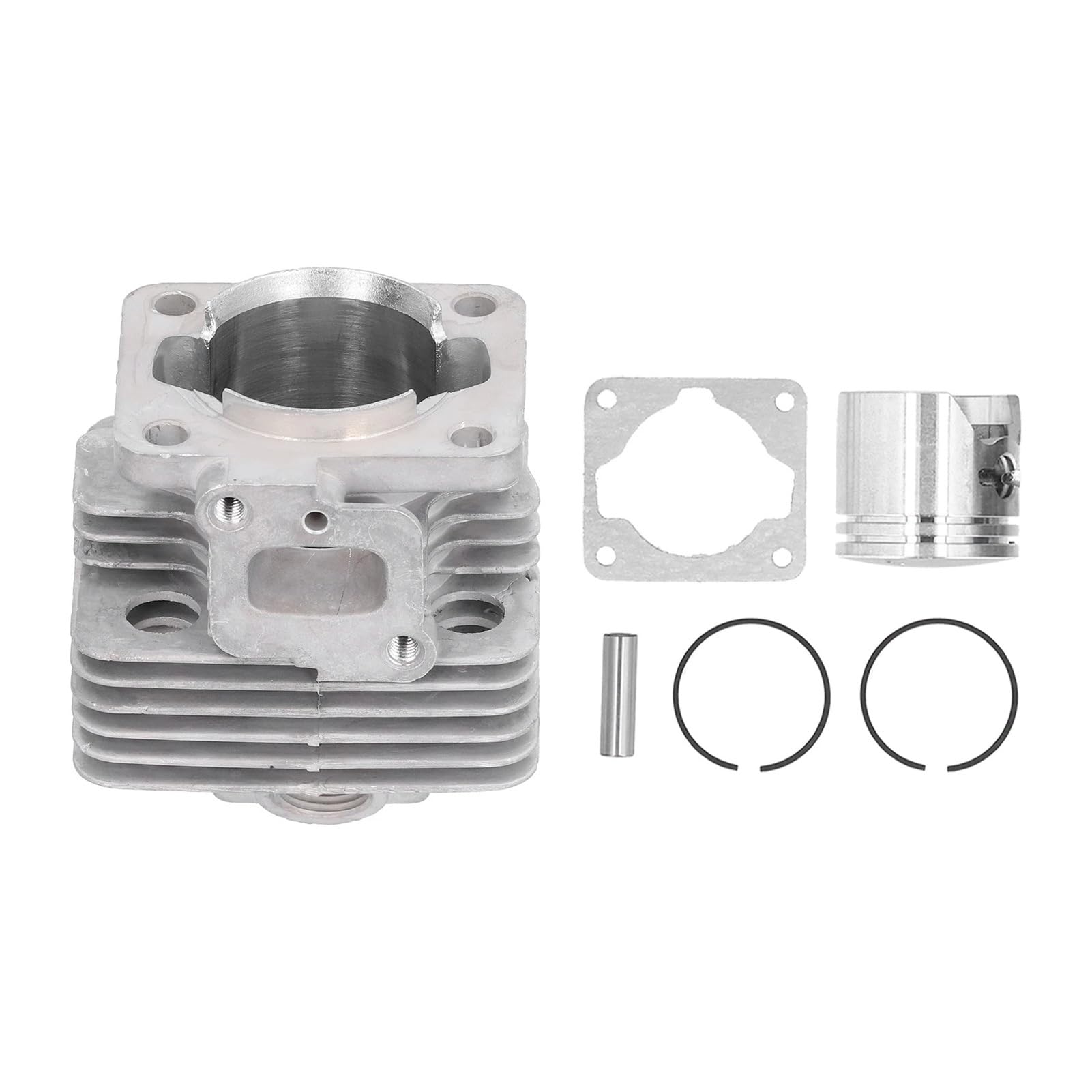 Genérico Compatible con Piezas de desbrozadora Recortadora TL26 CG260 1E34F | Kit de pistón de cilindro de 34 mm con reemplazo de Ket de clips de pasador