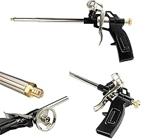 Vista 2 de 2 Pack Pistola de Espuma, Picowe Pistola de Espuma Expansible de Poliuretano, Pistola de Calafateo con Cuerpo de Metal, Pistola de Espuma