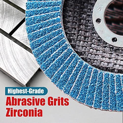 Ezarc 80FD4010 Flap Discs 40 Grit, 4 1/2 X 7/8-Inch Flap Sanding Disc thumb #4