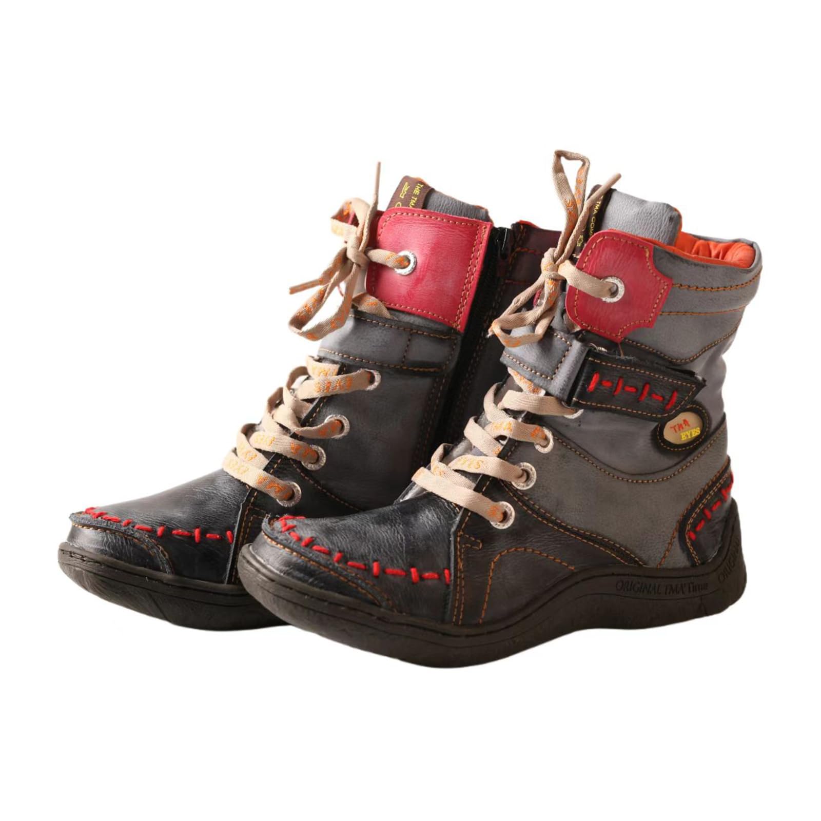 TMA EYES Damen Winter modische, neuartige, bequeme und warme Baumwollstiefel