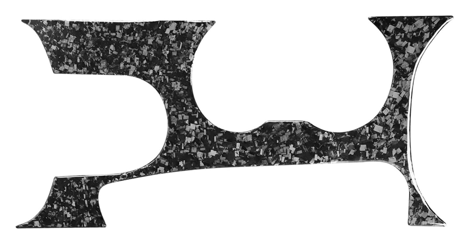 Center Console Trim for Mustang 2015-2020 Gear Shift Panel Decoration Cover Decal Trim Sticker Car Interior Forged Carbon Fiber