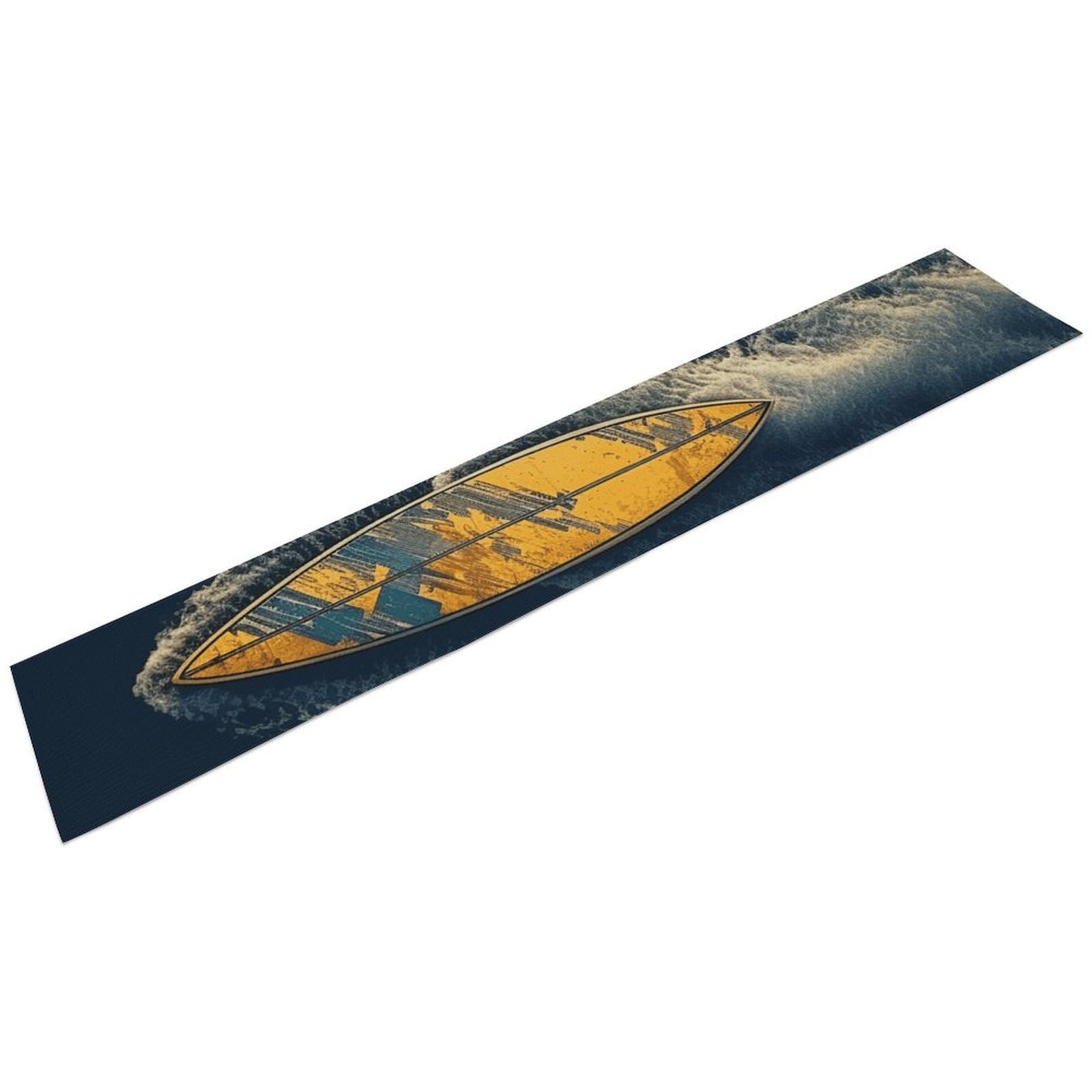 Surfboard Table Runner Long Linen Table Runners Farmhouse Rustic Table Runner Seasonal Kitchen Dining Table Decoration for Home Party Decor 13 X 72 Inch